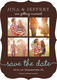 Brown Our Love Story Photo Save the Date Cards Image 1 of 6